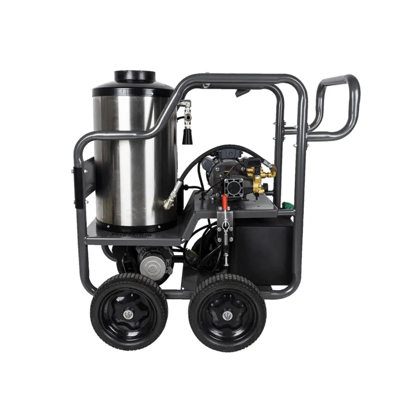BE HW152EA 1500psi 2.0gpm Portable Electric Hot Water Direct Drive Pressure Washer with Diesel Burner ATPRO Powerclean Pressure Washers Online