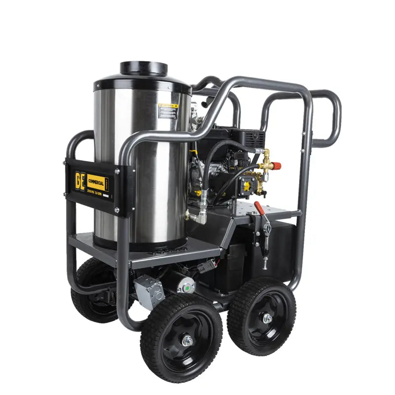 HW2765VA Portable Vanguard Hot Water Direct Drive Gas Pressure Washer 2700 PSI 3 GPM Diesel Burner