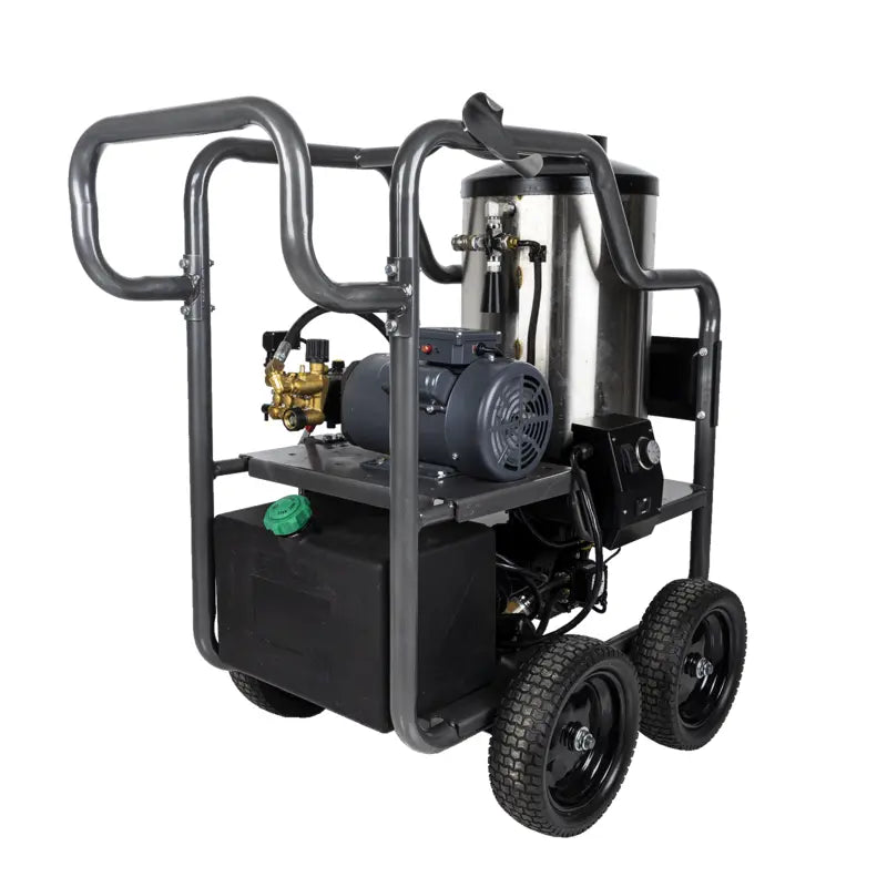 BE HW152EA 1500psi 2.0gpm Portable Electric Hot Water Direct Drive Pressure Washer with Diesel Burner ATPRO Powerclean Pressure Washers Online