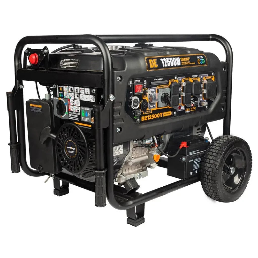 BE12500T Commercial Generator 12500 Watt Tri-Fuel ATPRO Powerclean Equipment Preessure Washers Online