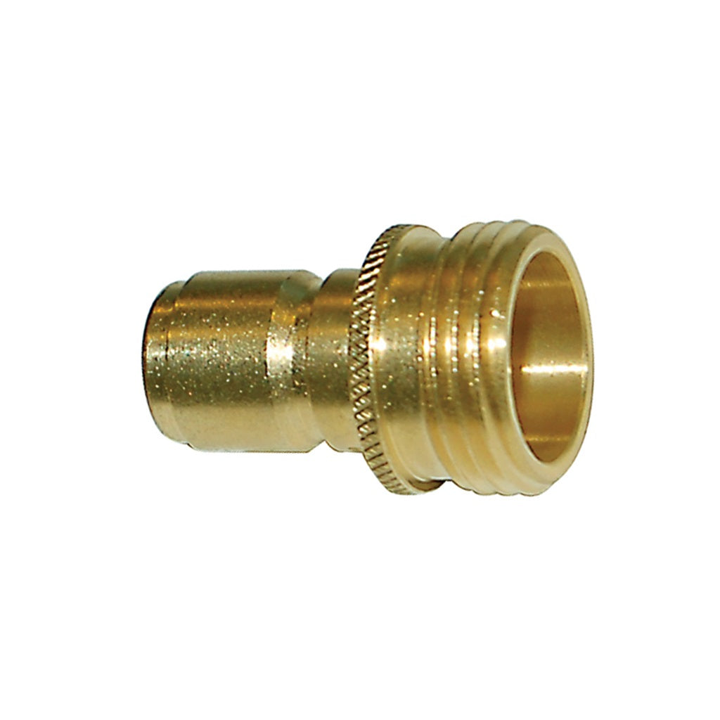 Male Garden Hose Brass Straight Through Nipple CPST-GHTB ATPRO Powerclean Equipment