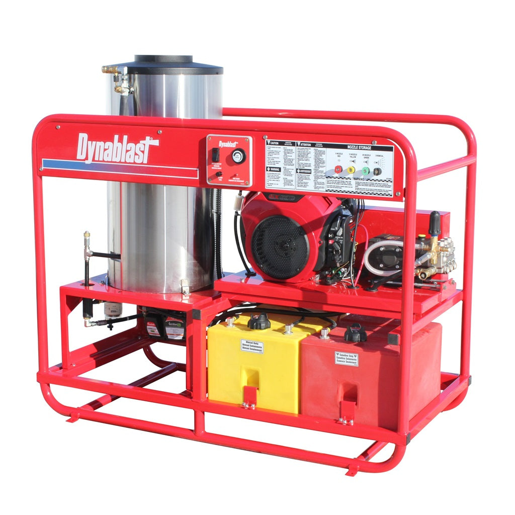 Dynablast HDC5235GHSS Industrial Hot Water Pressure Washer Skid 3500 PSI 5.2 GPM Diesel Burner ATPRO