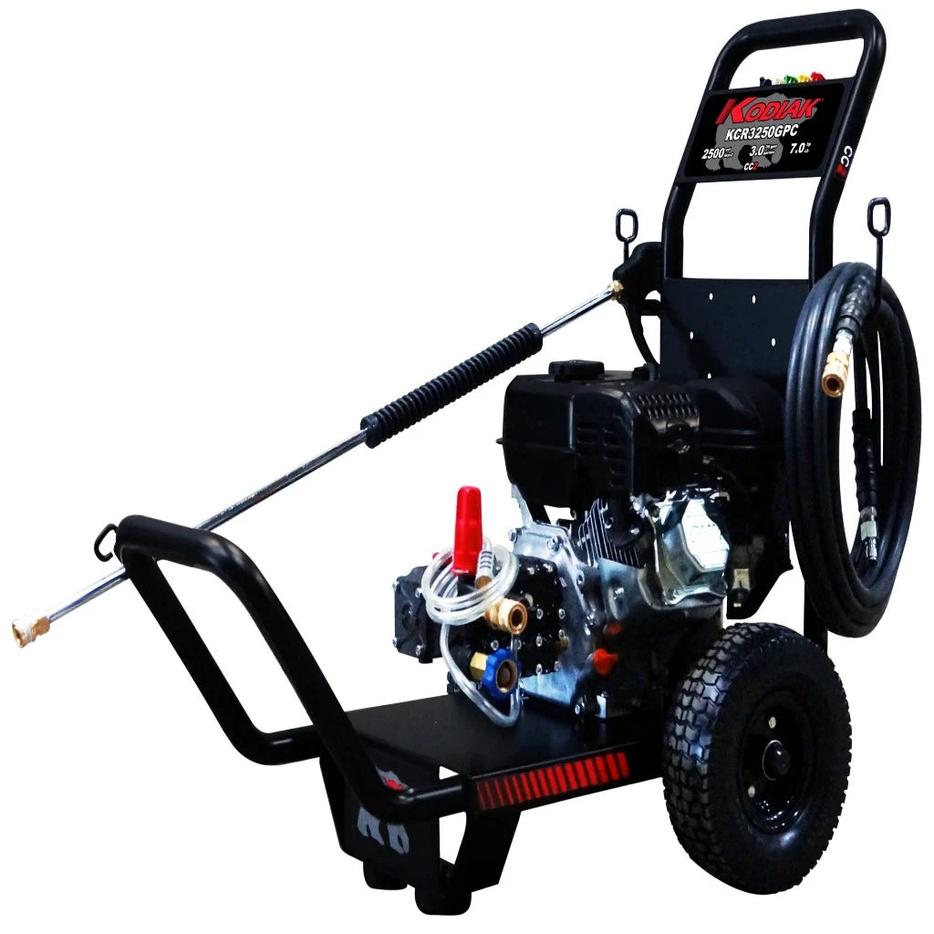 Kodiak KCCR3250GPC 2500psi 3gpm Direct Drive Gas Pressure Washer with Industrial Interpump