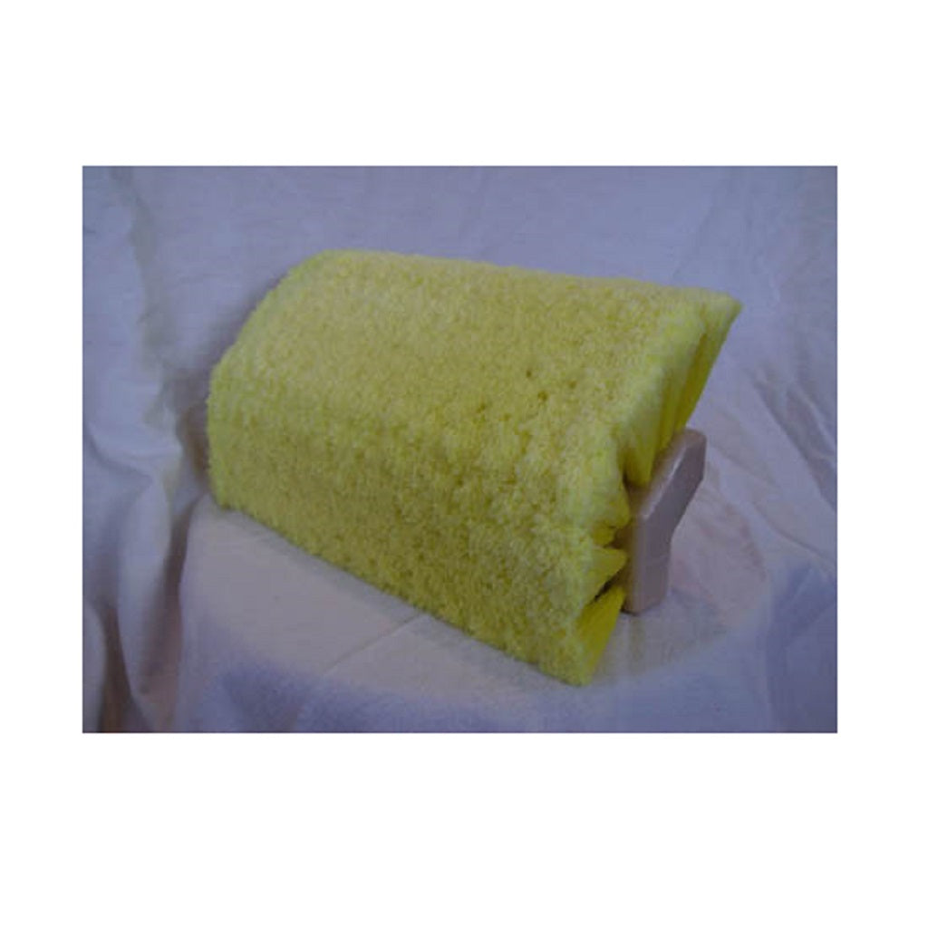 Yellow Angled Very Soft Polystyrene Flow-Through Brush All Purpose Automotive Detailing RV&#39;s Boats Windows and Siding