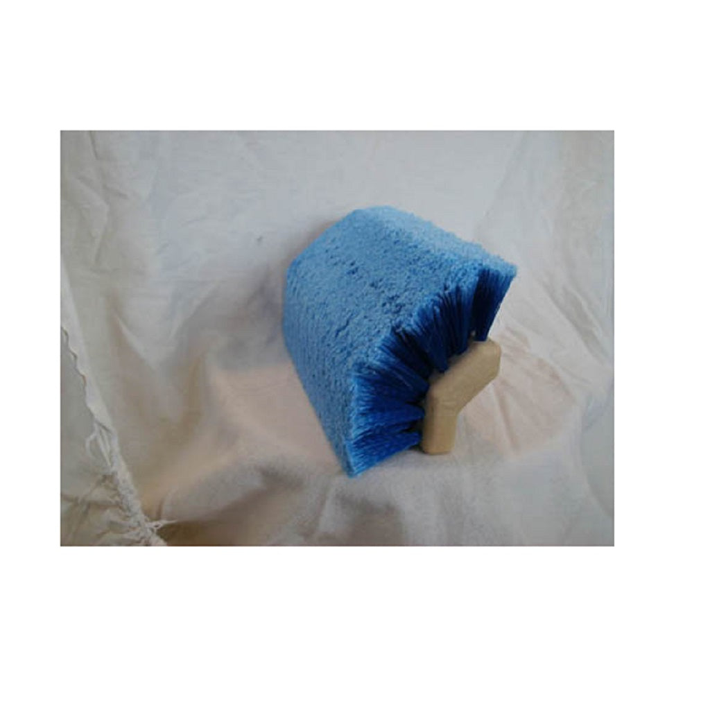 Brush (Blue) Medium Soft for Wheels Gutters and Siding - Angled