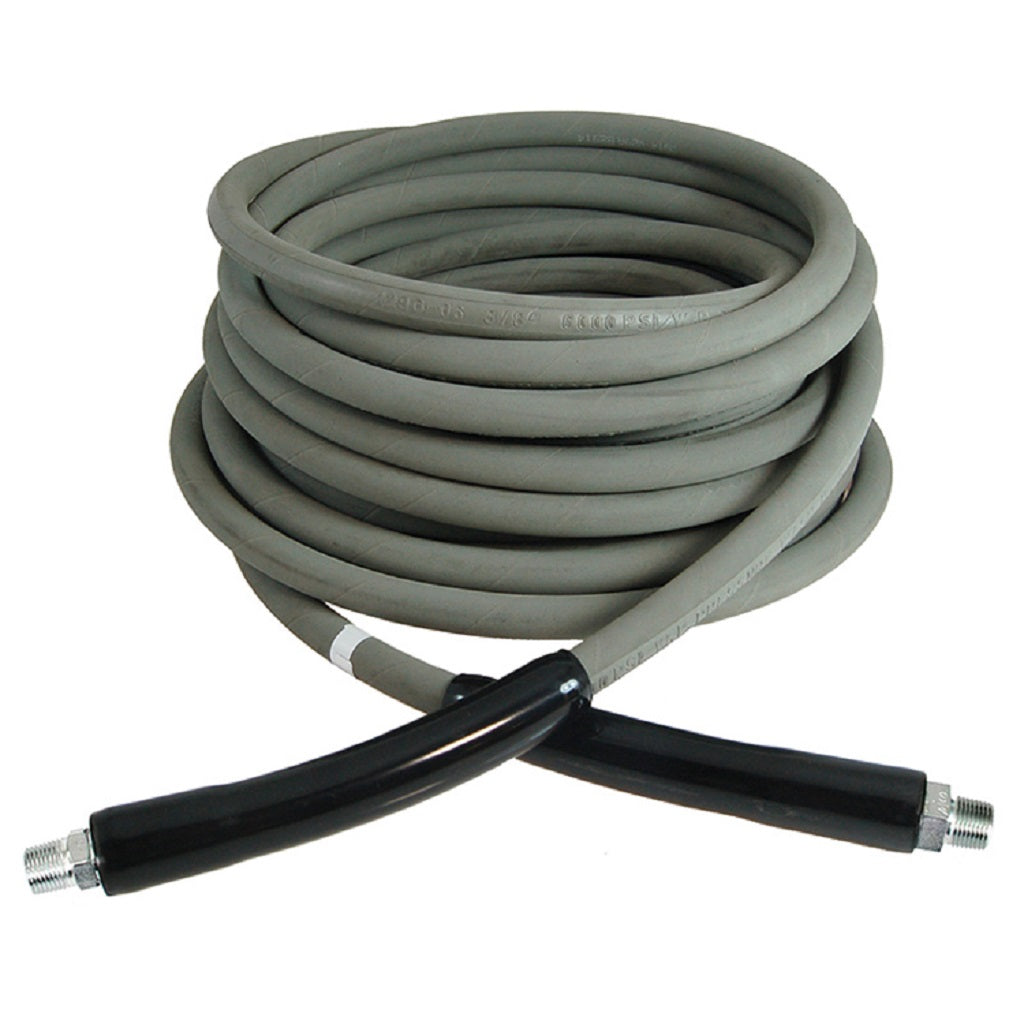 Greenline 129G-06 6000psi 3/8 Inch ID Durable Grey Cover Power Washer Hose