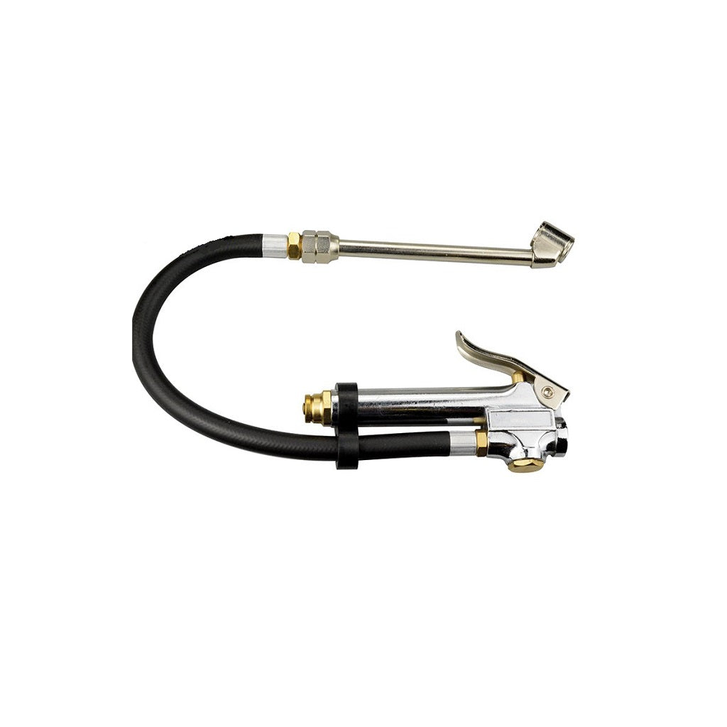 Air Inflator Tire Gauge with 12" Inch Whip Hose