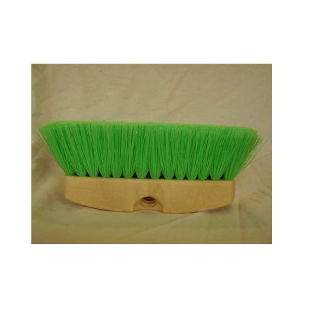 Green Very Soft Flow Through Vehicle Brush