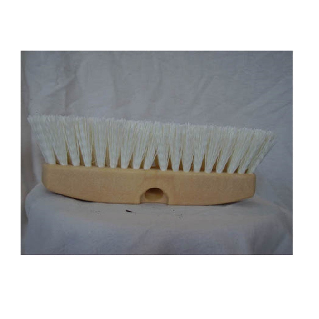 White Very Stiff Polypropylene Chemical Resistant Flow Through Brush