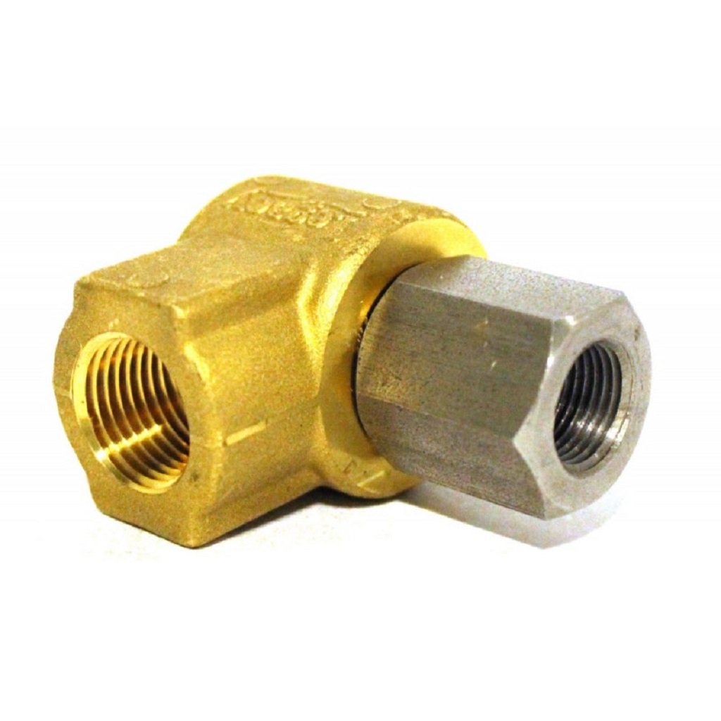 Legacy Brass Hose Reel Swivel 1/2&quot; FPT In x 3/8&quot; FPT Out 5000psi
