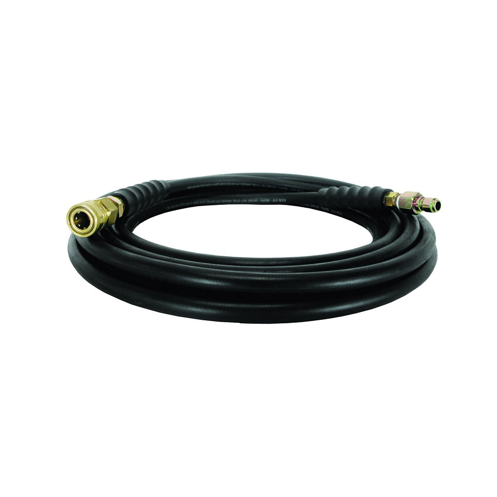 BE 4000psi 25 Feet 1/4 Inch ID Black Power Washer Hose With Quick Connectors 85.225.228