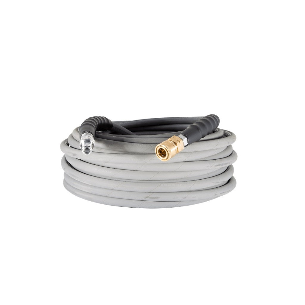 BE 4000psi 100 Feet 3/8 Inch ID Grey Non-Marking Power Washer Hose