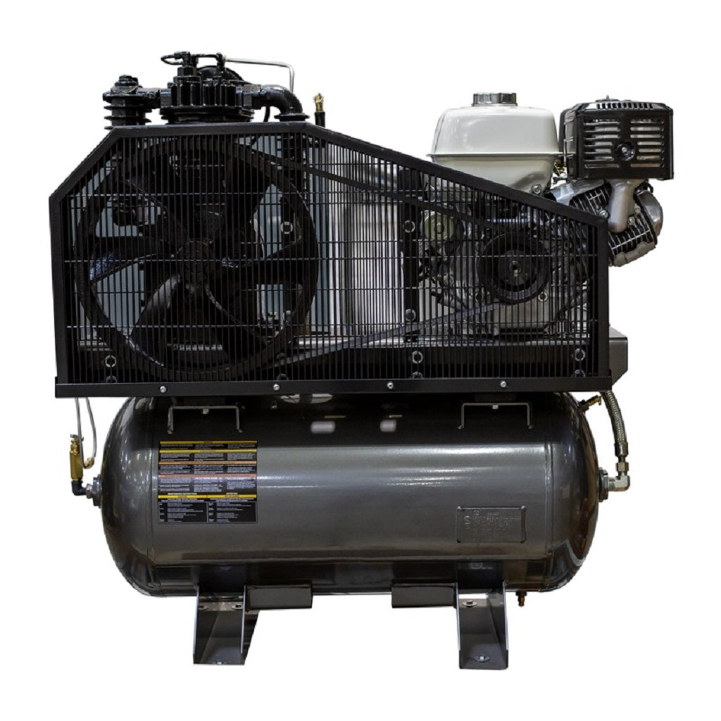 BE AC1330HEB2 30 Gallon Truck Mount Industrial Gas Air Compressor Honda GX390 23cfm @ 175psi