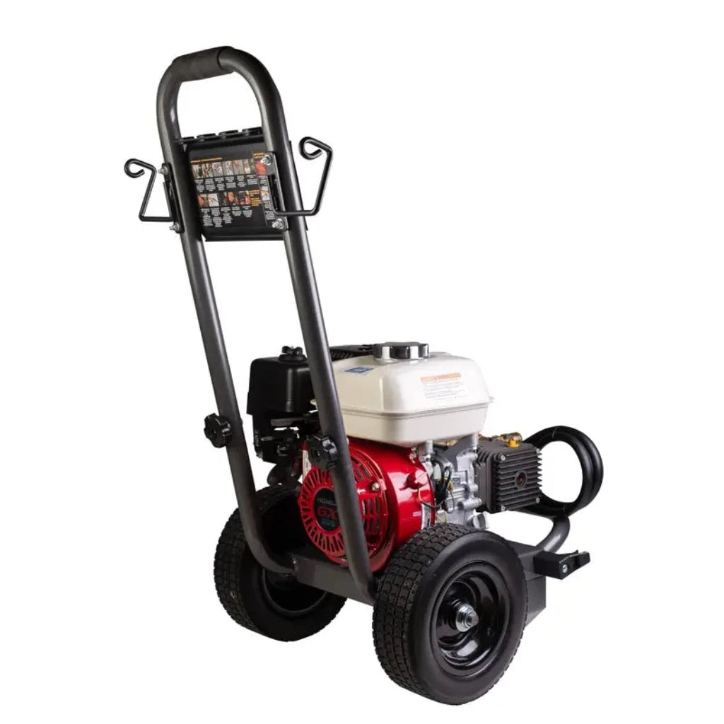 BE B2565HCS 2500psi 3.0gpm Honda Direct Drive Gas Pressure Washer Steel Frame Comet Pump ATPRO Powerclean PWONLINE