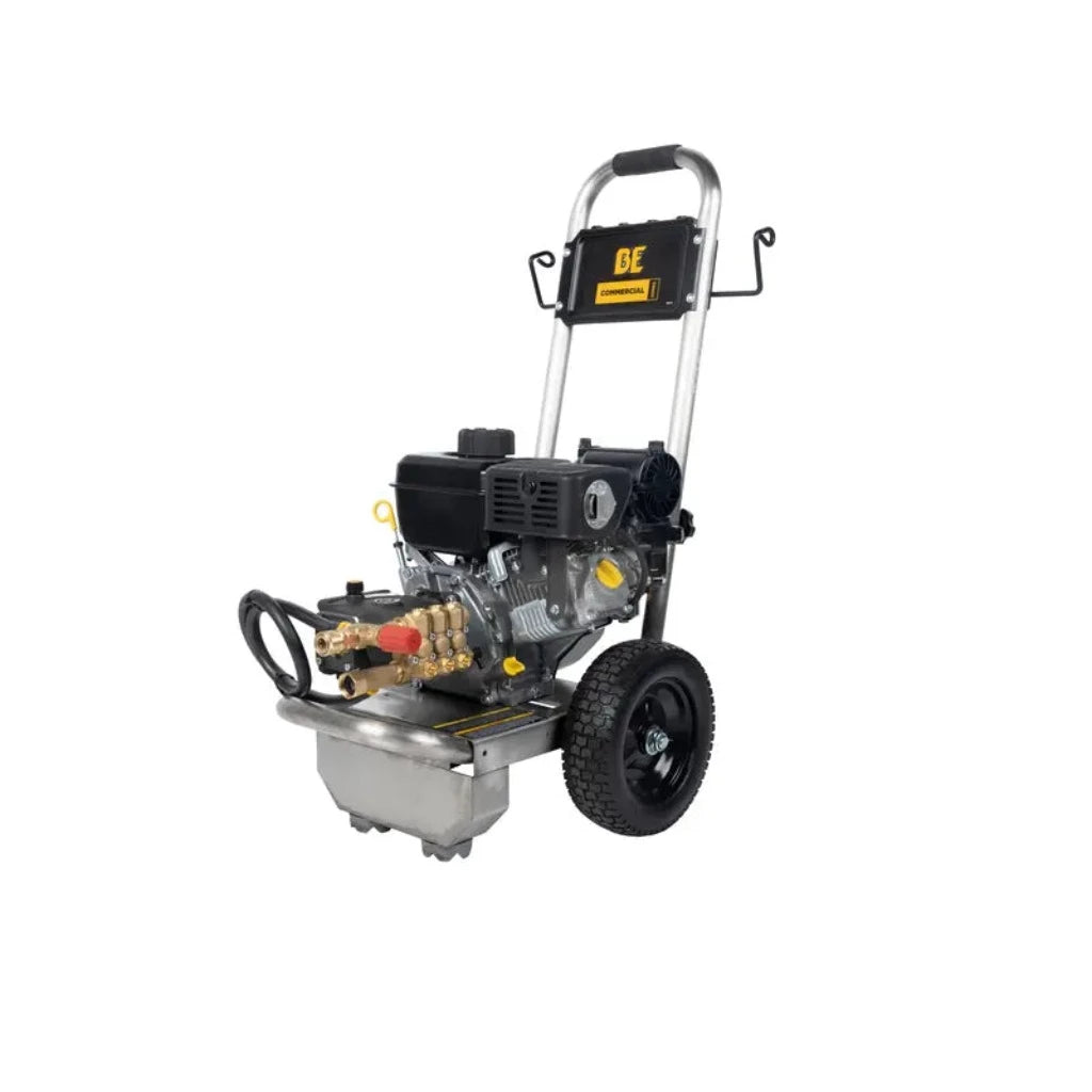 BE B2765VSAS 2700psi 3.0gpm Briggs Vanguard Direct Drive Gas Pressure Washer Stainless Steel Frame AR Pump ATPRO Powerclean Pressure Washers Online
