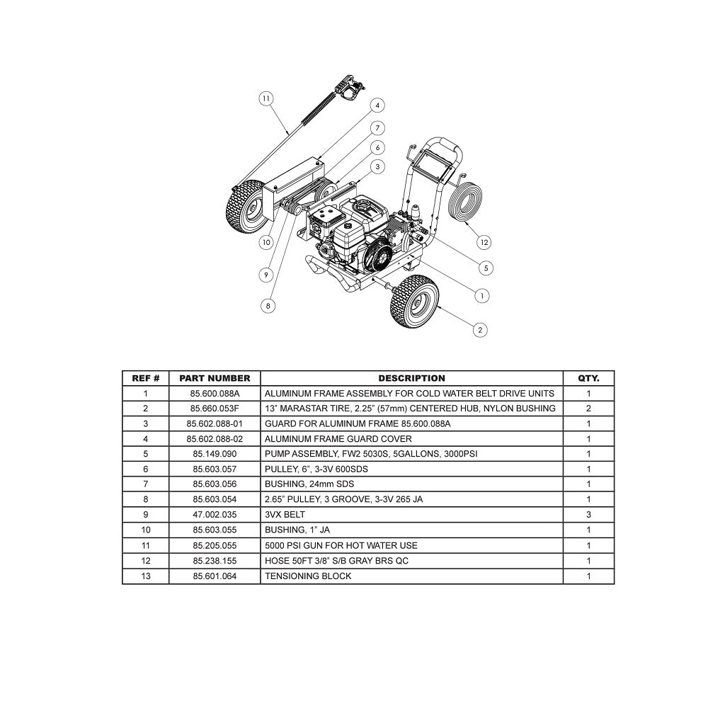 85.603.055 1&quot; Bushing for Pulley