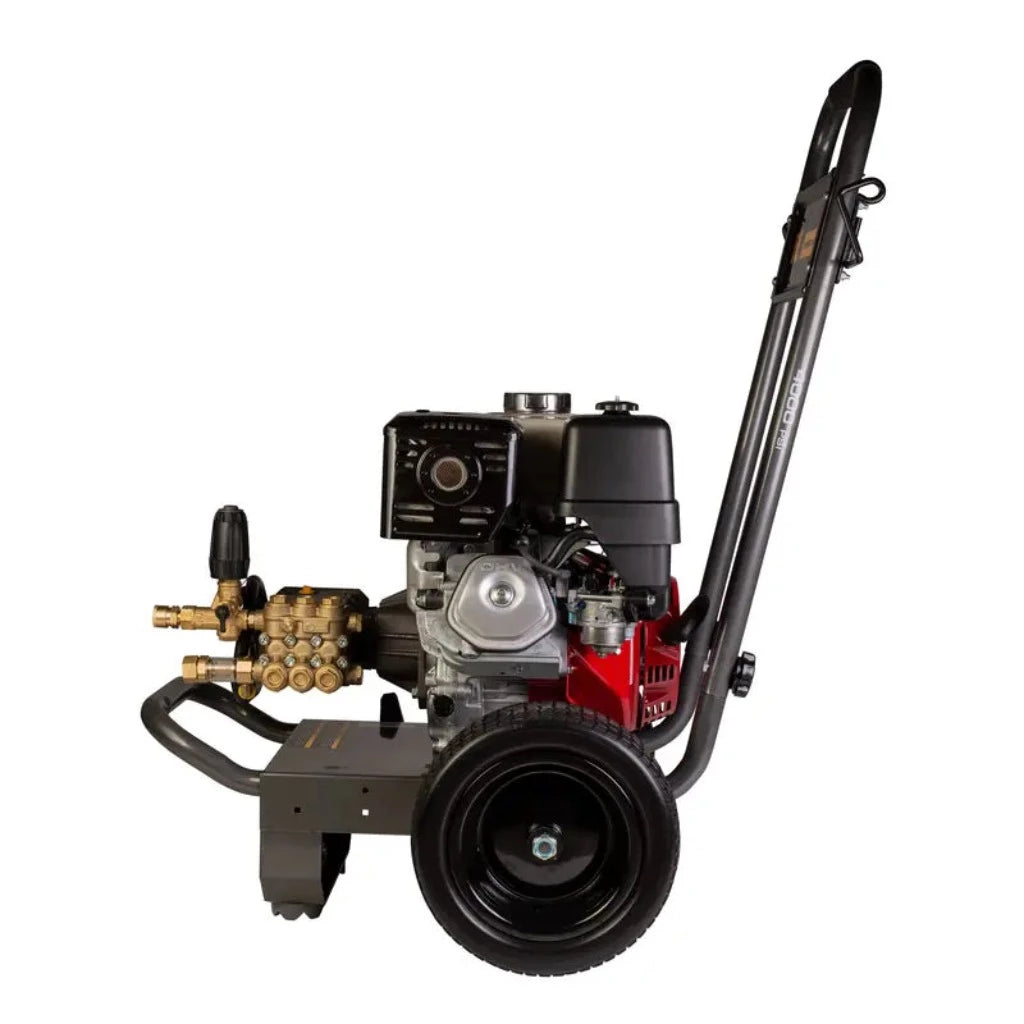 Products BE B4013HCS 4000psi 4gpm Honda Direct Drive Gas Pressure Washer Steel Frame Comet Pump ATPRO Powerclean Pressure Washers Online