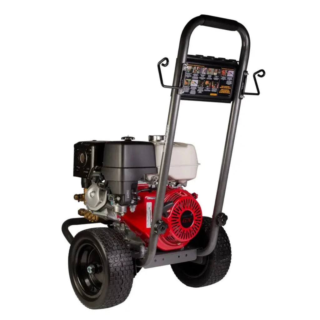 Products BE B4013HCS 4000psi 4gpm Honda Direct Drive Gas Pressure Washer Steel Frame Comet Pump ATPRO Powerclean Pressure Washers Online