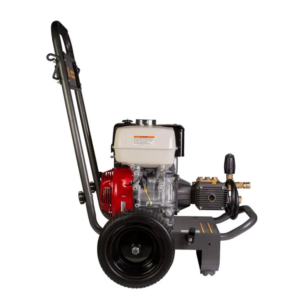 Products BE B4013HCS 4000psi 4gpm Honda Direct Drive Gas Pressure Washer Steel Frame Comet Pump ATPRO Powerclean Pressure Washers Online