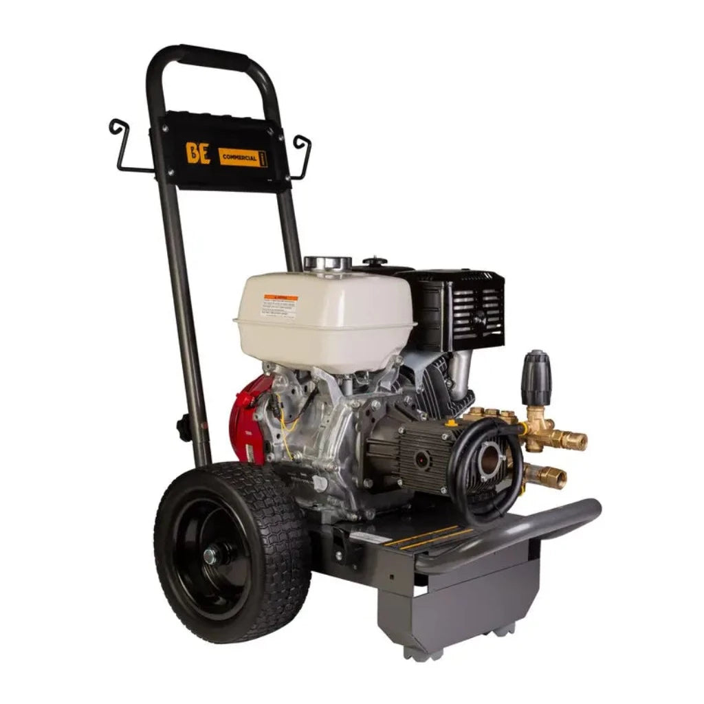 Products BE B4013HCS 4000psi 4gpm Honda Direct Drive Gas Pressure Washer Steel Frame Comet Pump ATPRO Powerclean Pressure Washers Online