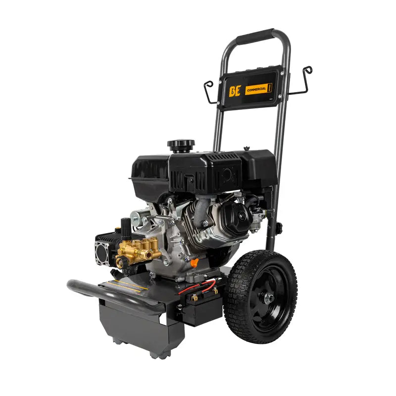 BE B4015REA 4000psi 4gpm Heavy Duty Démarrage électrique à entraînement direct Laveuse à pression à gaz AR Pompe Triplex