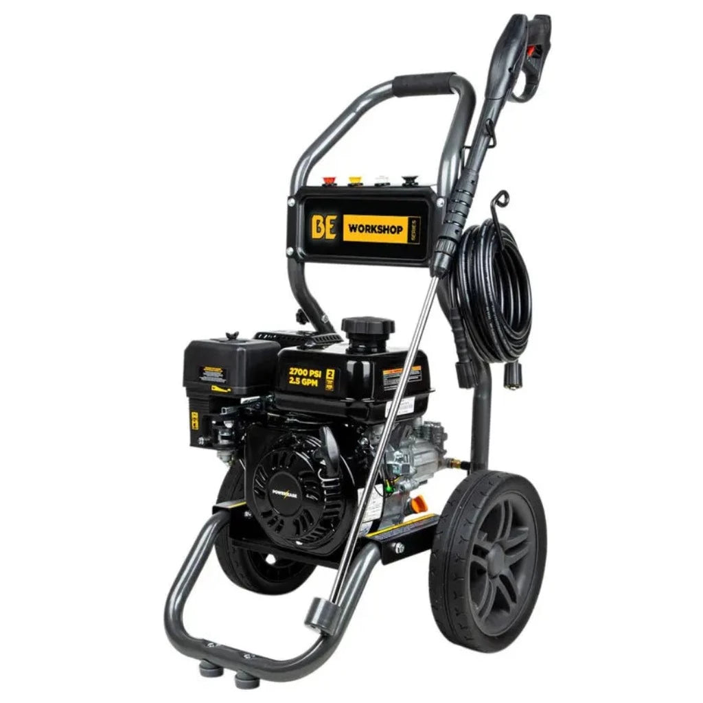 BE BE276RA Heavy Duty 3100psi 2.5gpm Gas Pressure Washer with AR Triplex Pump ATPRO Powerclean Pressure Washers Online