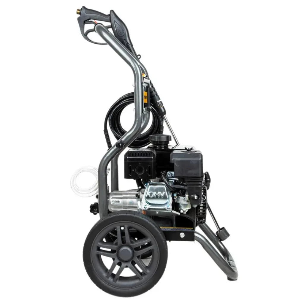 BE BE276RA Heavy Duty 3100psi 2.5gpm Gas Pressure Washer with AR Triplex Pump ATPRO Powerclean Pressure Washers Online