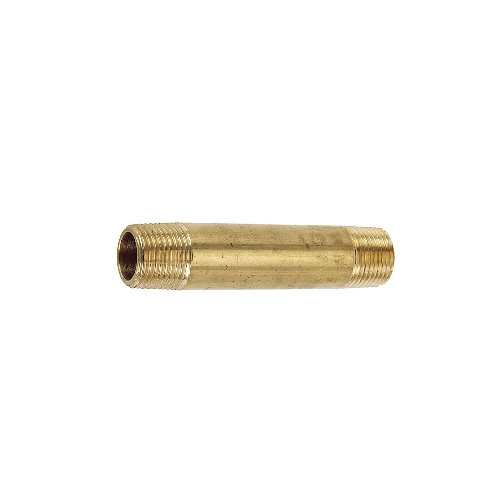 Pipe Nipple 3/8&quot; NPT Brass