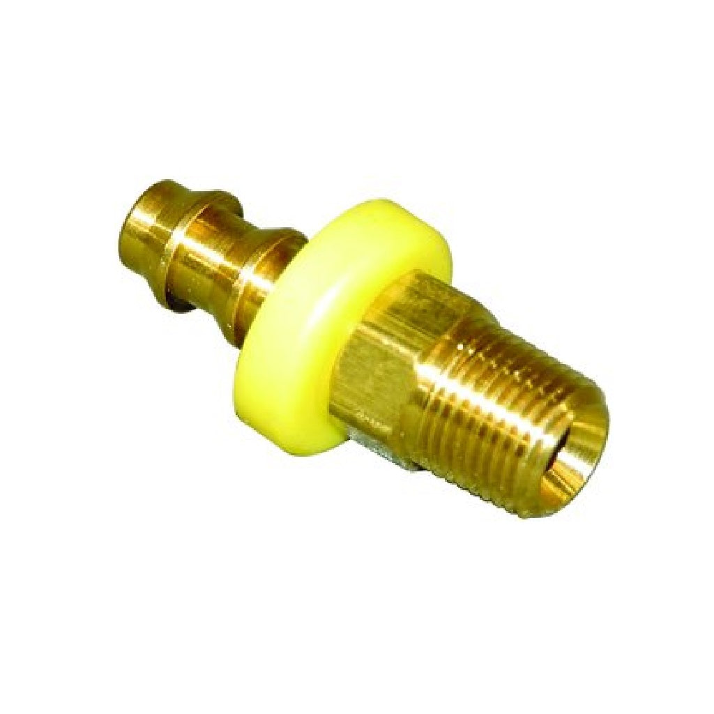 G2016B Brass Push-On Hose Barb with Male NPT Thread