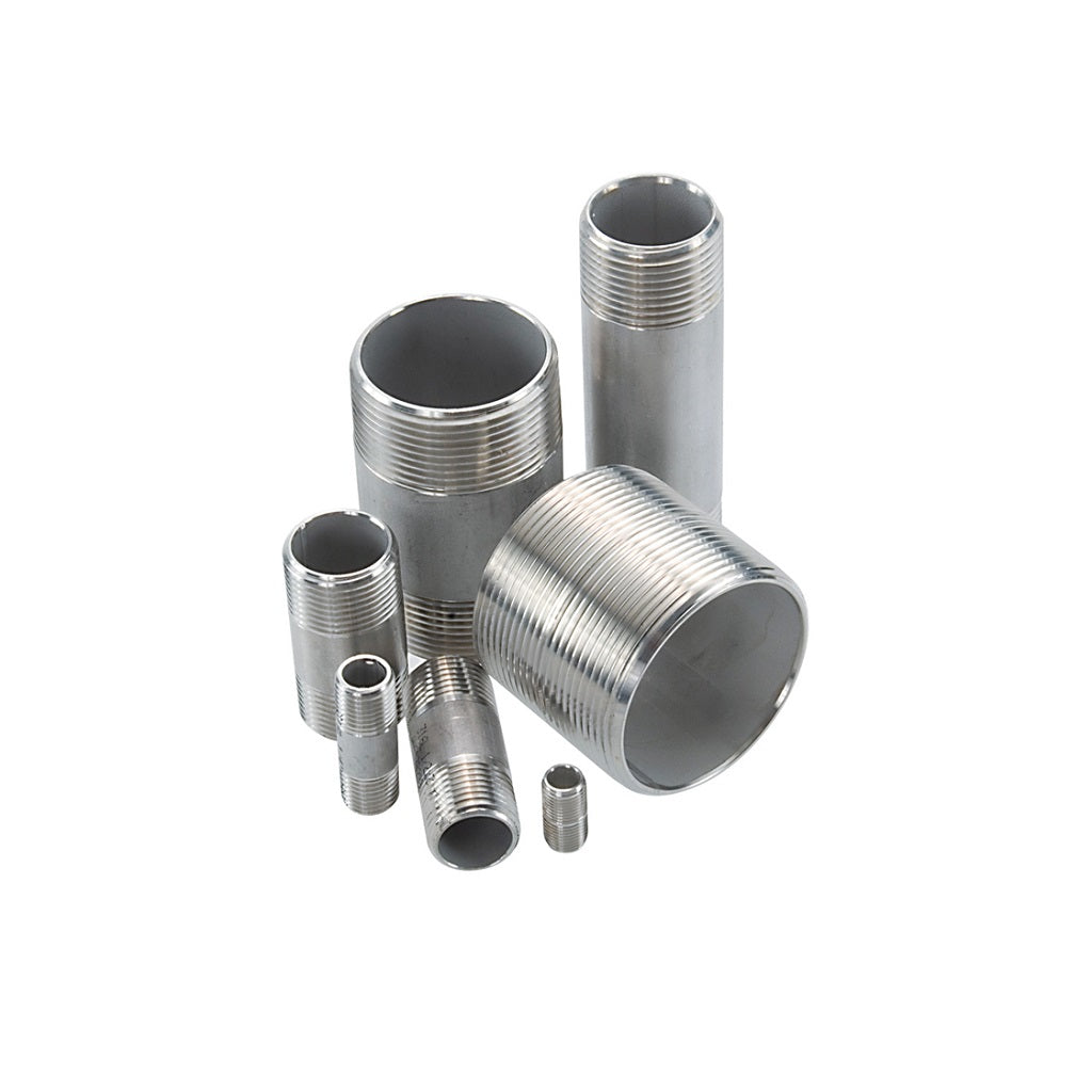 G1616SS-125X Mamelon de tuyau en acier inoxydable 1-1/4&quot; NPT