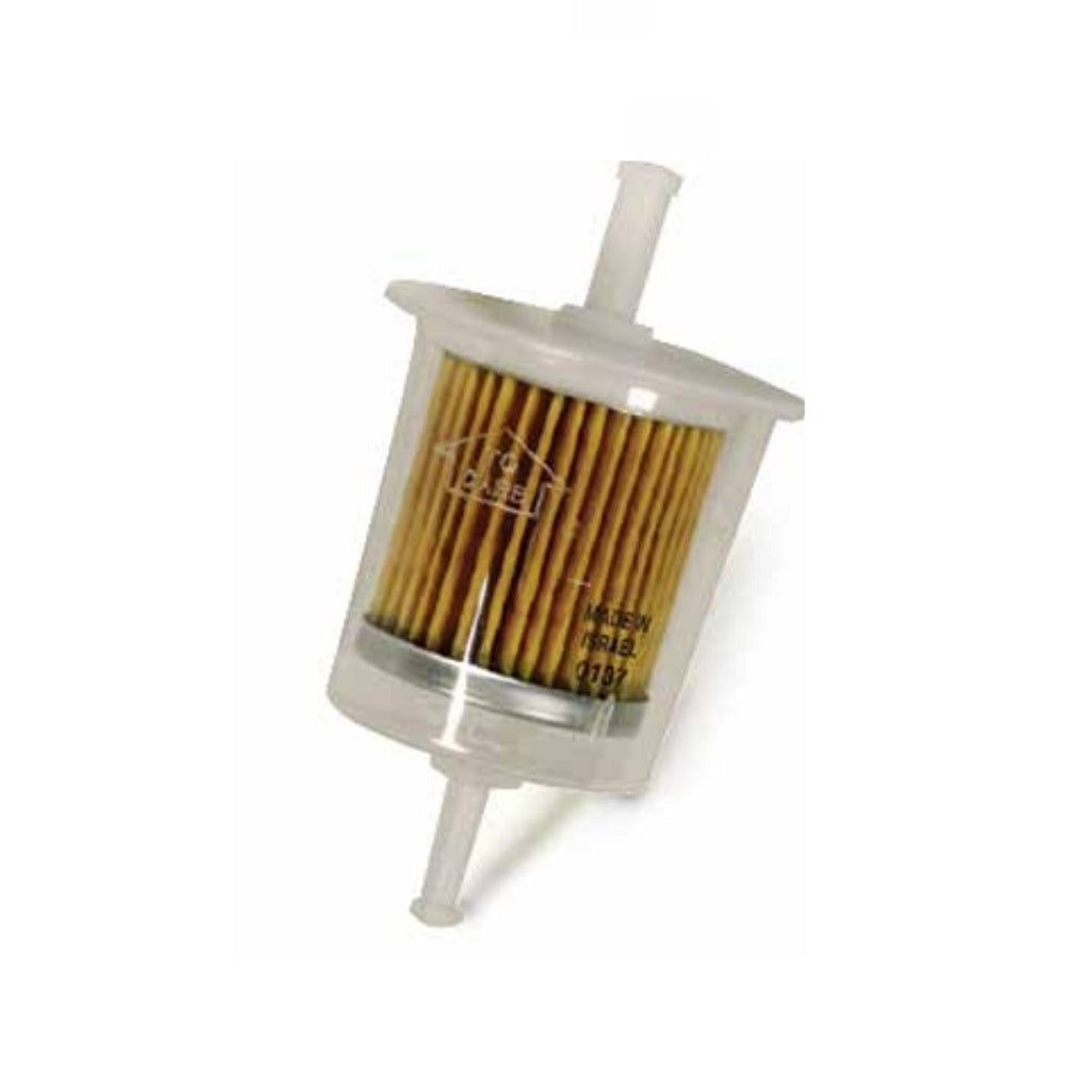All Purpose Clear Fuel Filter 1/4&quot; In/Out Plastic