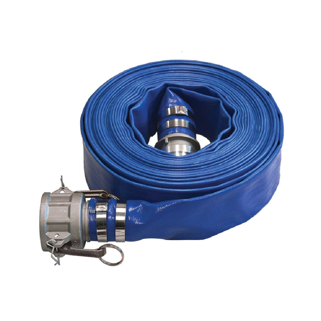 G971-300CE50 3&quot; Blue Water Pump Discharge Hose Kit 50 Feet ATPRO Powerclean Equpiment Pressure Washers Online