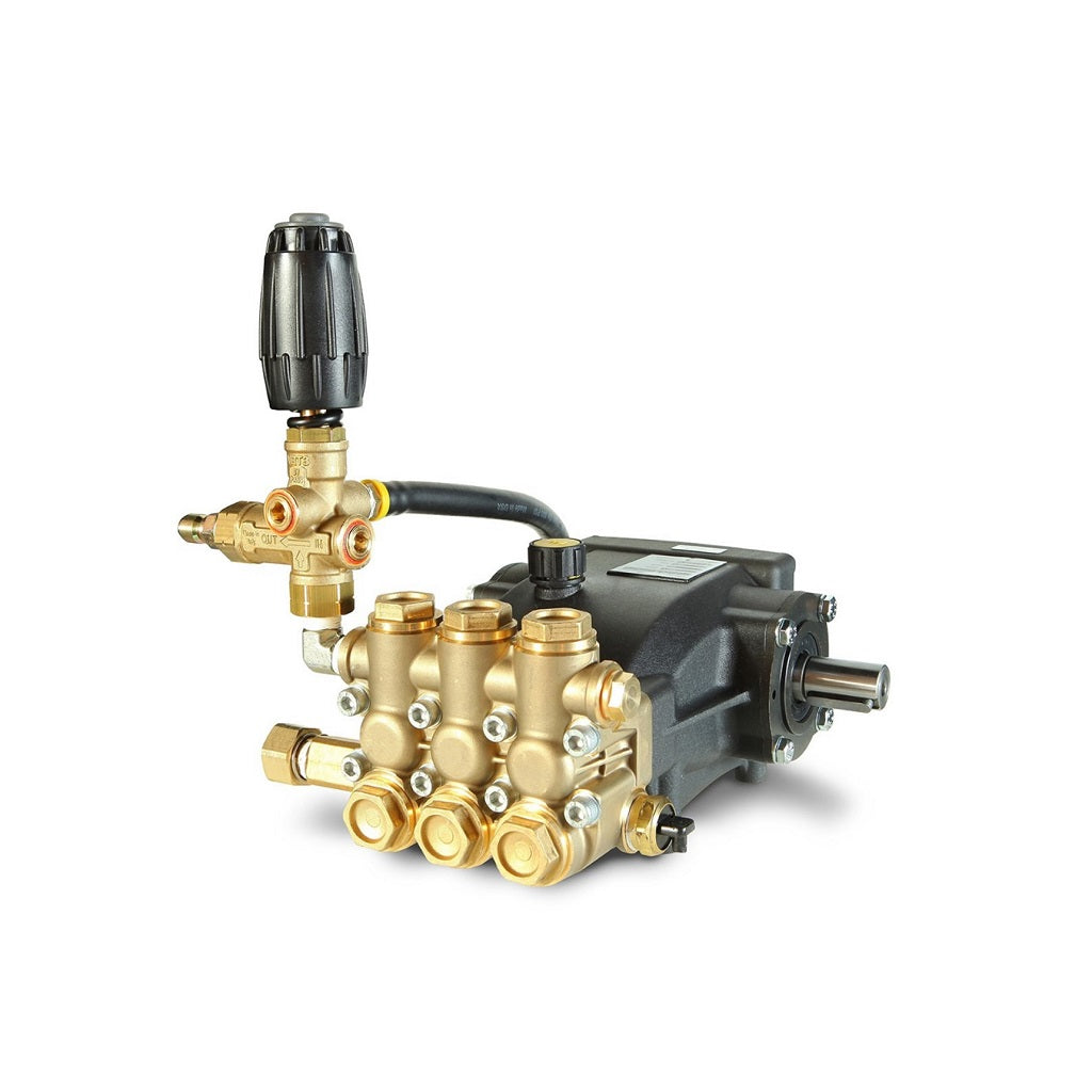 Legacy GB3030R ready to go triplex pressure wash pump assembly.  Hotsy HB3030R, Landa LB3030R, Karcher KB3030R, Shark SB3030R