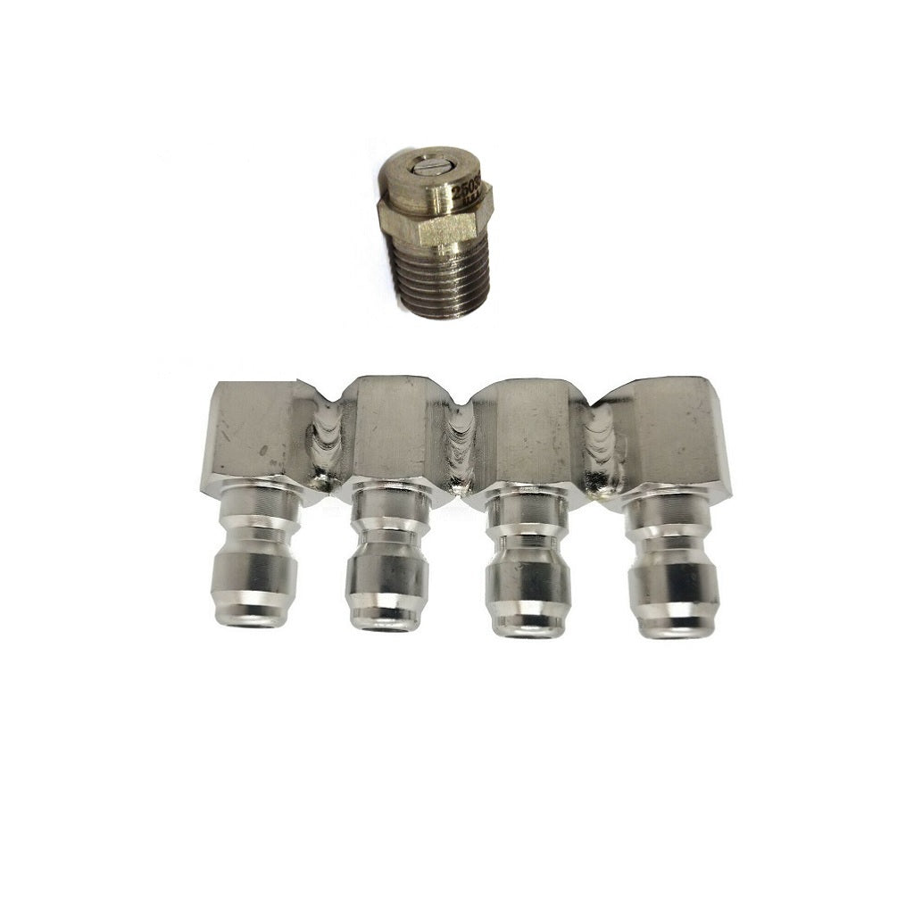 J-Rod Quad Multi Nozzle Holder and Downstreaming Kit