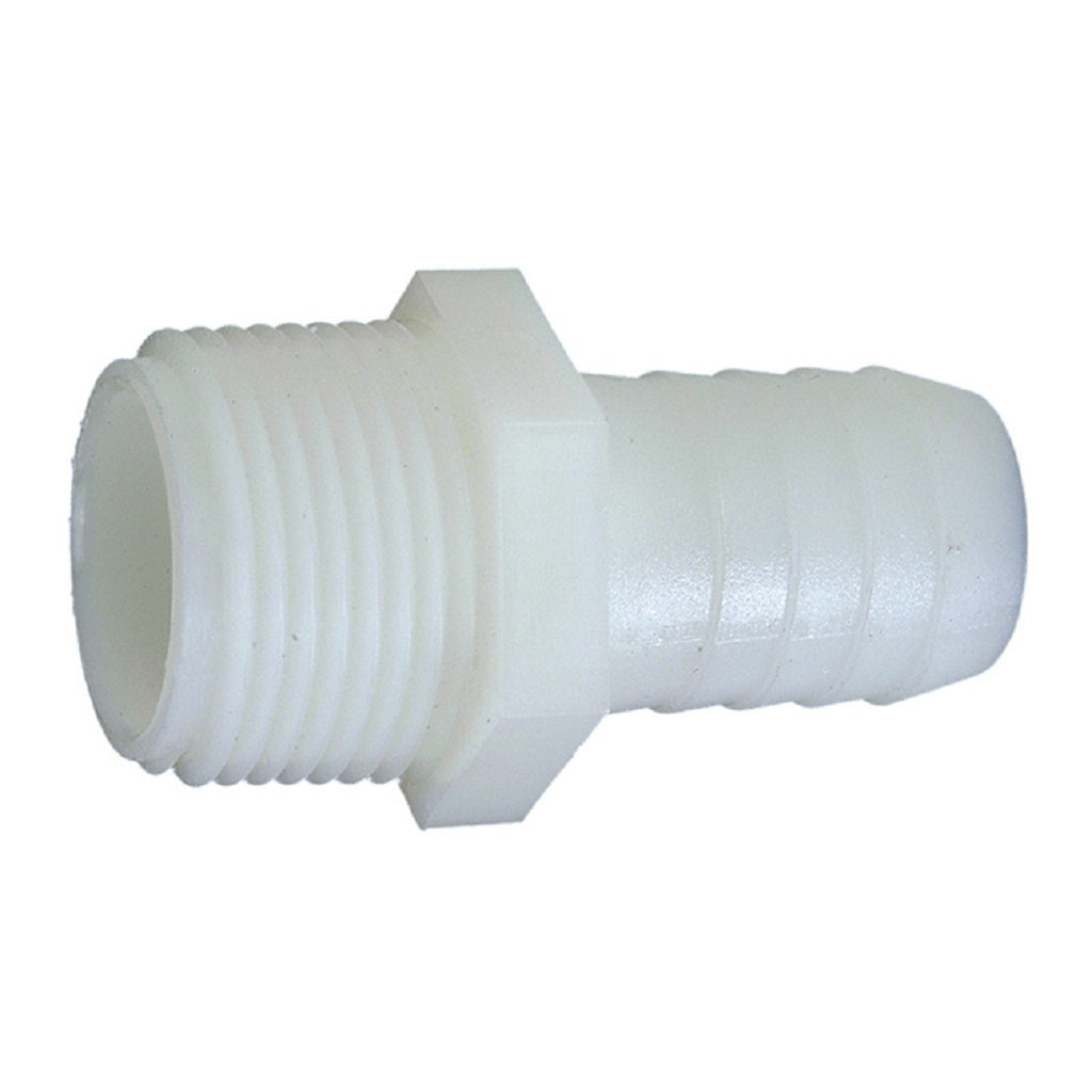 Filetage mâle NPT x raccord cannelé en nylon