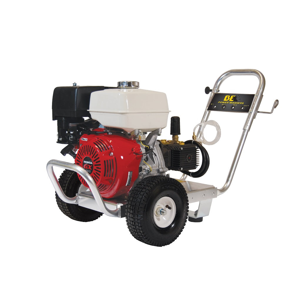 BE PE-4013HWPAGEN 4000psi 4gpm Industrial Direct Drive Gas Pressure Washer Honda GX390 &amp; General Pump Aluminum Frame