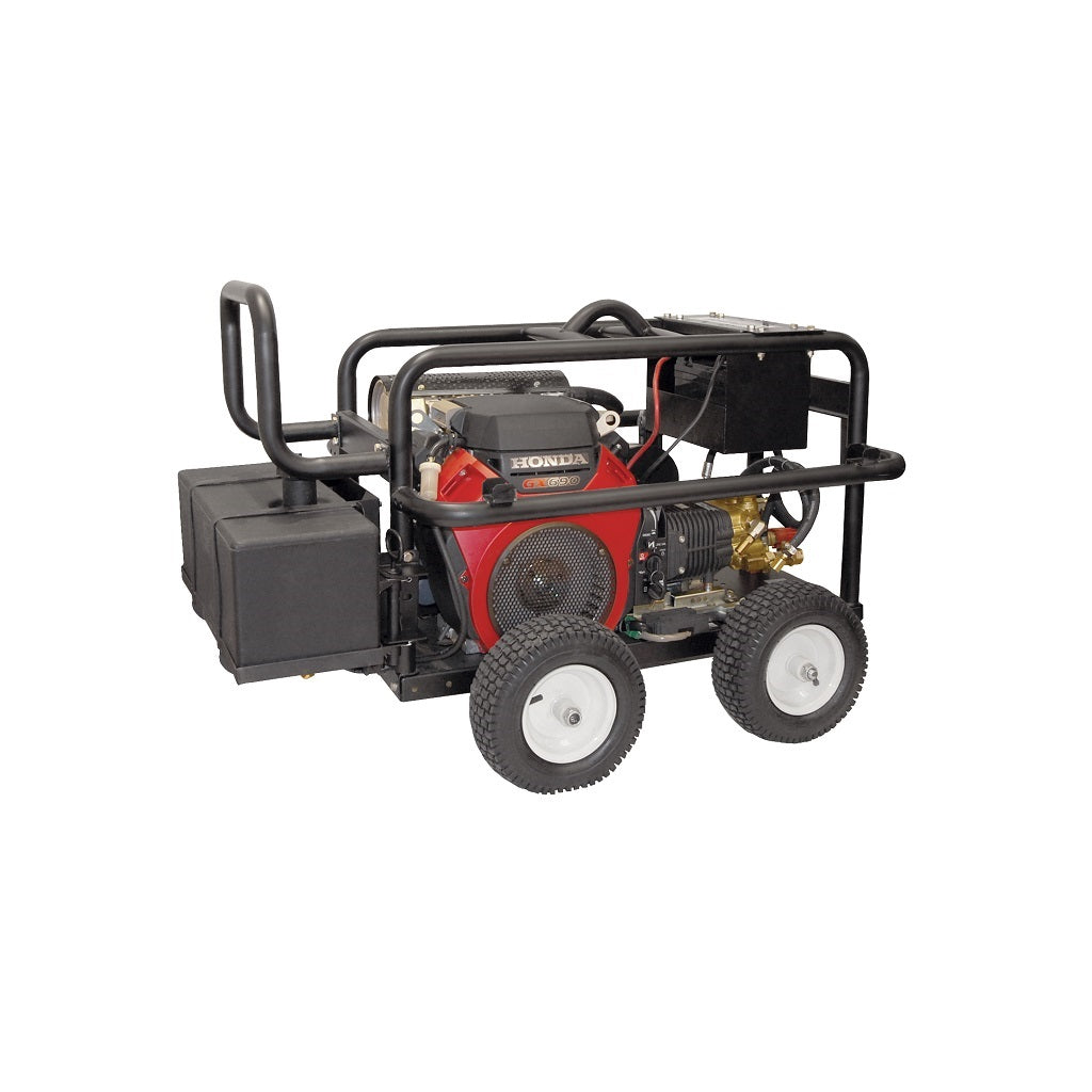 BE PE-5024HWEBCOM 5000psi 5gpm Honda Belt Drive Gas Pressure Washer Four Wheel Roll Cage Frame Comet Pump ATPRO Powerclean Pressure Washers Online