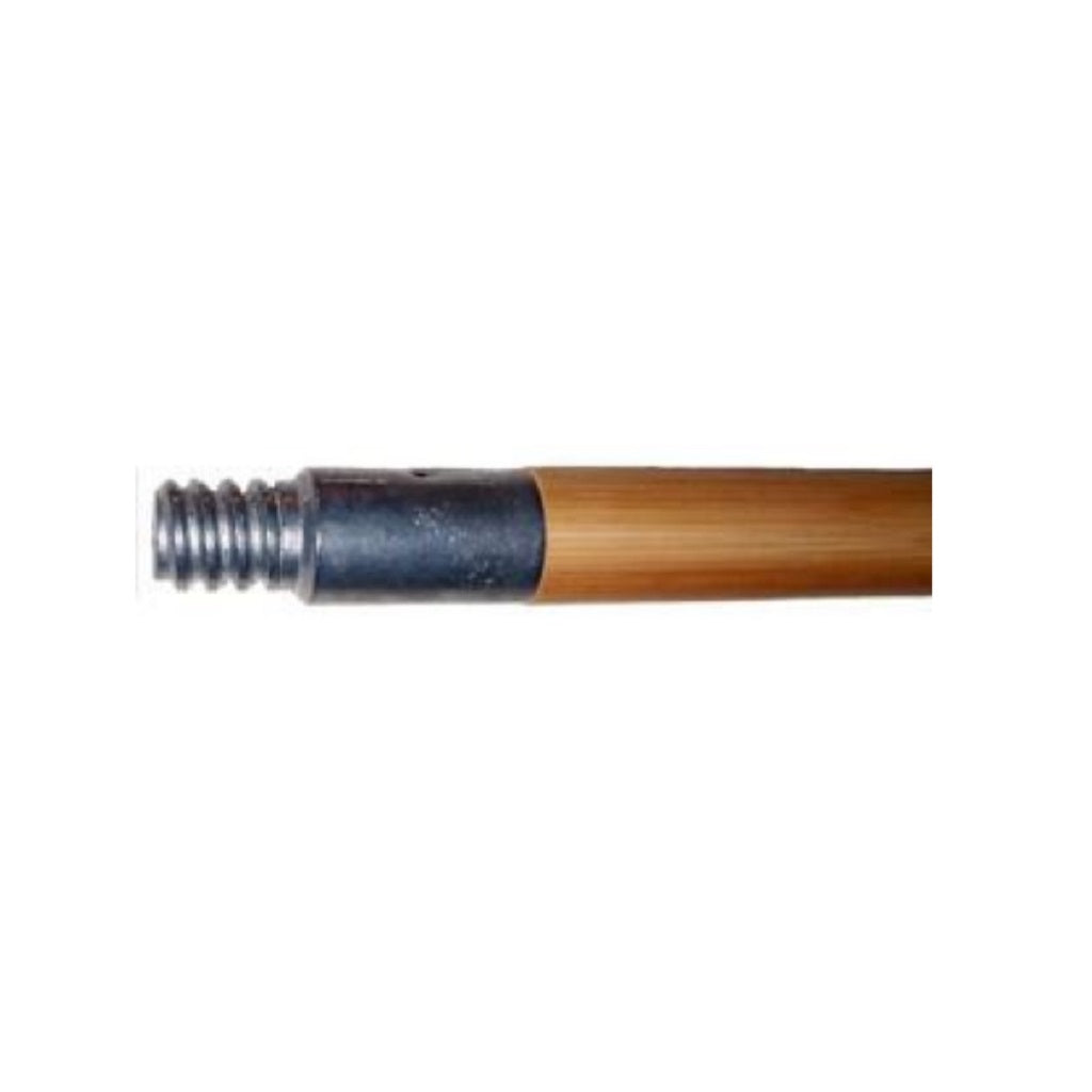Wooden Handle with Metal Tip for Broom and Brush Poles