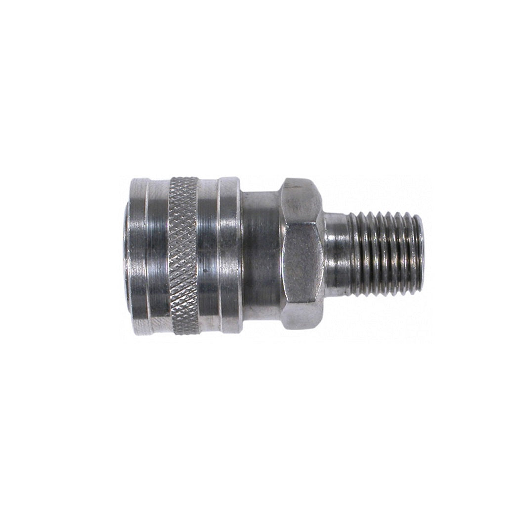 Quick Connect Coupler (Female Socket) x 1/4&quot; Male Thread