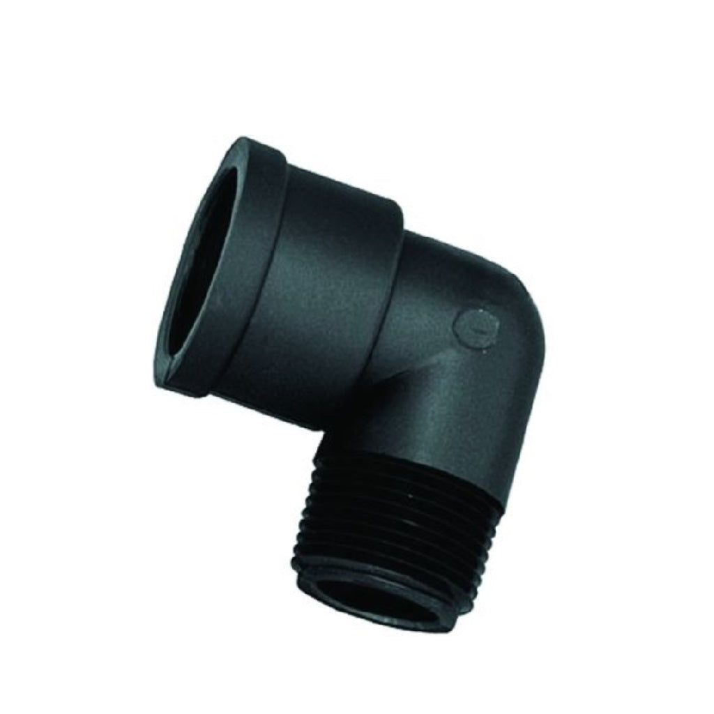 PVC Poly Plastic Male x Female NPT Street Elbow 90 Degree