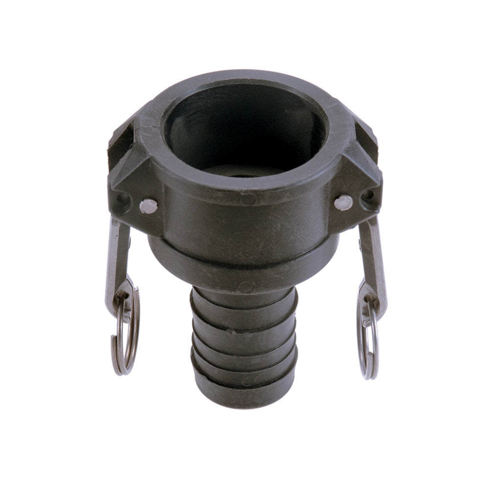 Poly Cam-Lock Coupler (female) x Hose Barb Type C