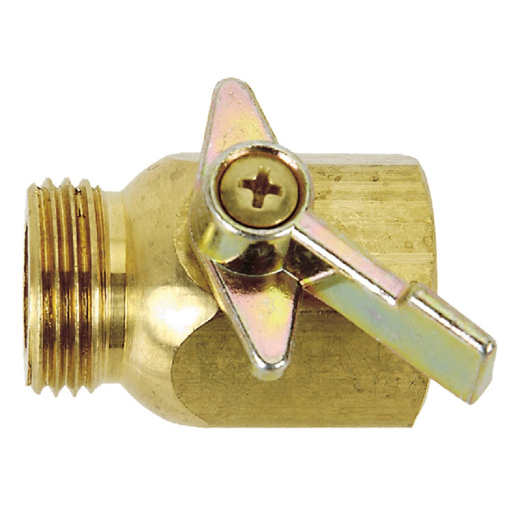 V10-1707 Brass Garden Hose Shutoff Valve