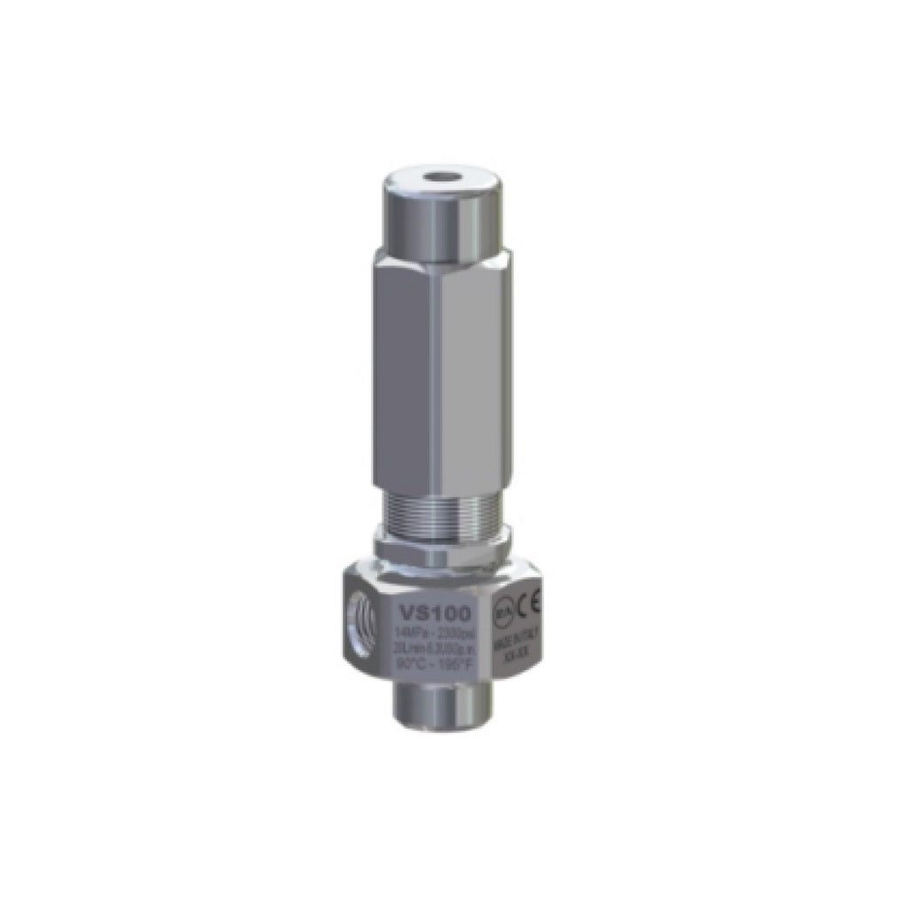 VS100 Safety Relief Valve Stainless Steel 2300psi