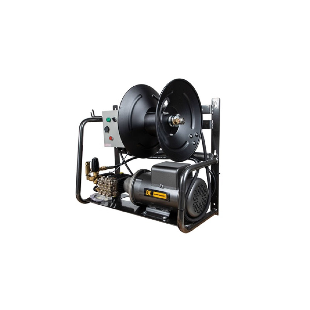 BE 200 Foot High Pressure Hose Reel 4000psi - ATPRO Powerclean Equipment  Inc. - Pressure Washers Online Canada