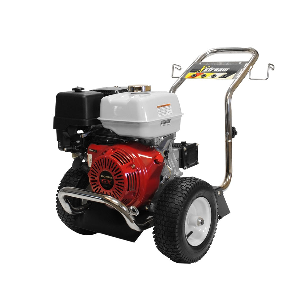 BE X-4013HWPGENR 4000psi 4gpm Honda Direct Drive Gas Pressure Washer XStream Low Profile Frame General Pump